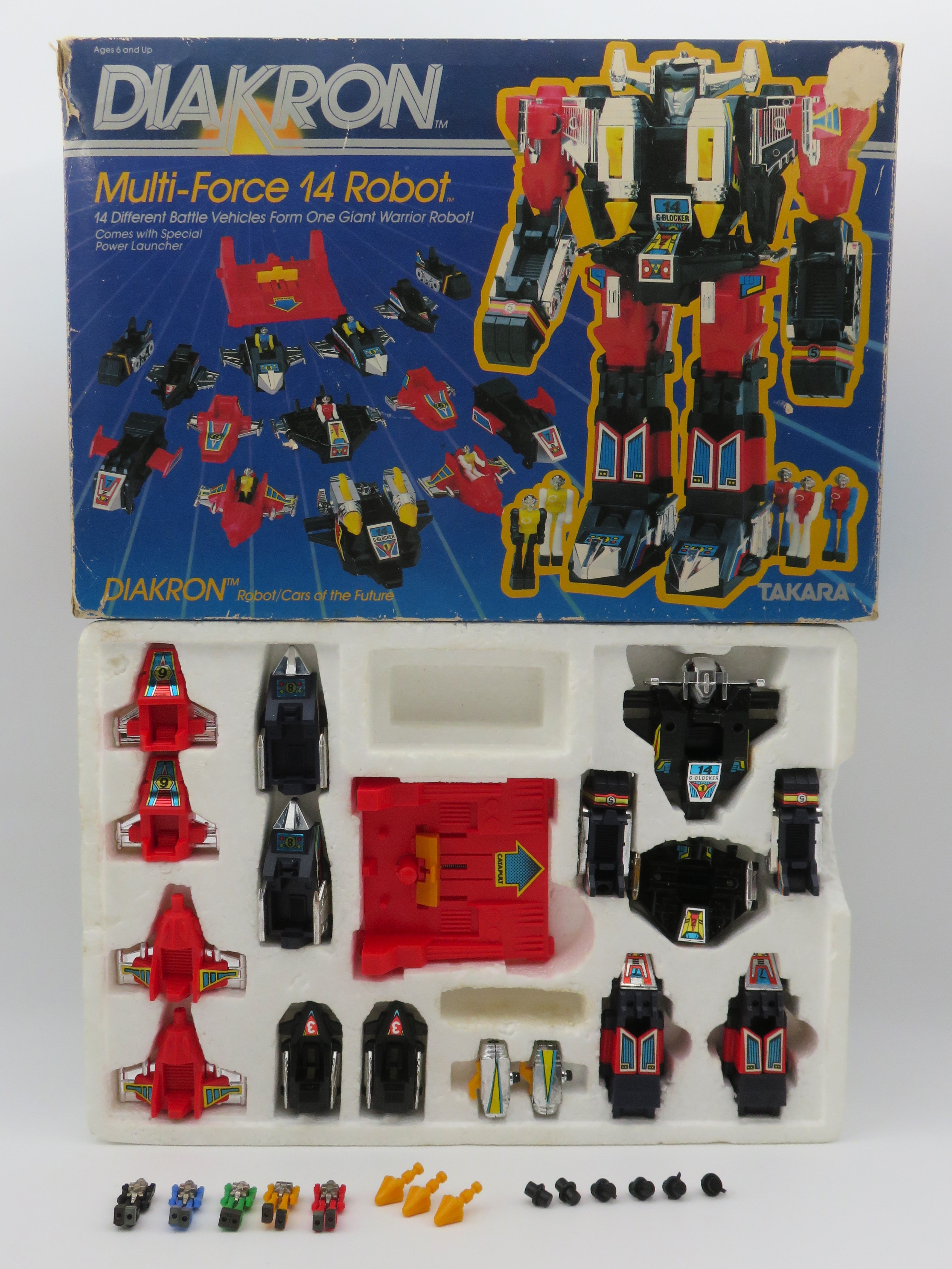 DIAKRON Multi-Force 14 Robot Figure - Takara (1983) Vintage Japanese Toei Mecha Toy